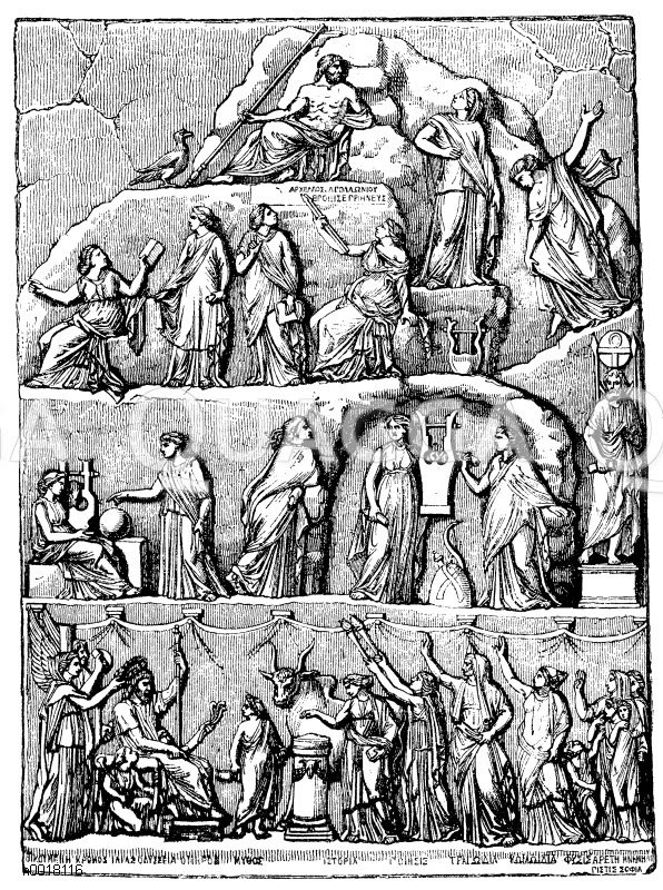 Apotheose Homers von Archelaos von Priene Quagga Illustrations