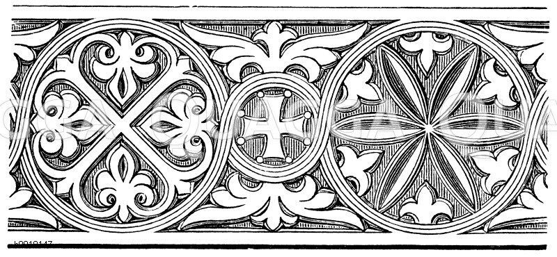 Arabeske aus der Sophienkirche zu Konstantinopel [Digital]
