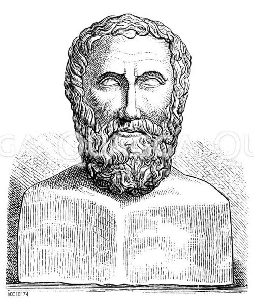 Archilochos (ca. 680 v. Chr. 645 v. Chr.), griechischer Lyriker und