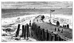 Nordseeküste: Ebbe mit ruhiger See [Digital]
