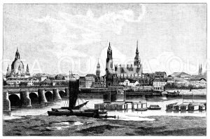 Dresden: Altstadt und Augustusbrücke [Digital]
