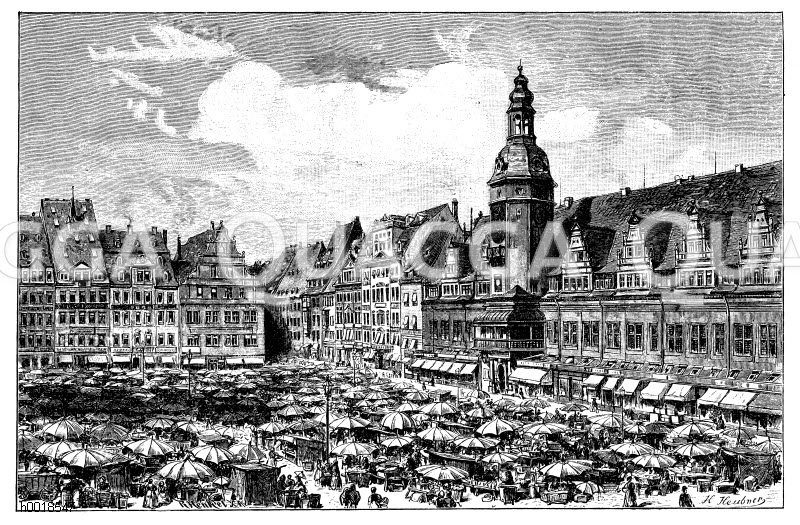 Leipzig: Marktplatz [Digital]
