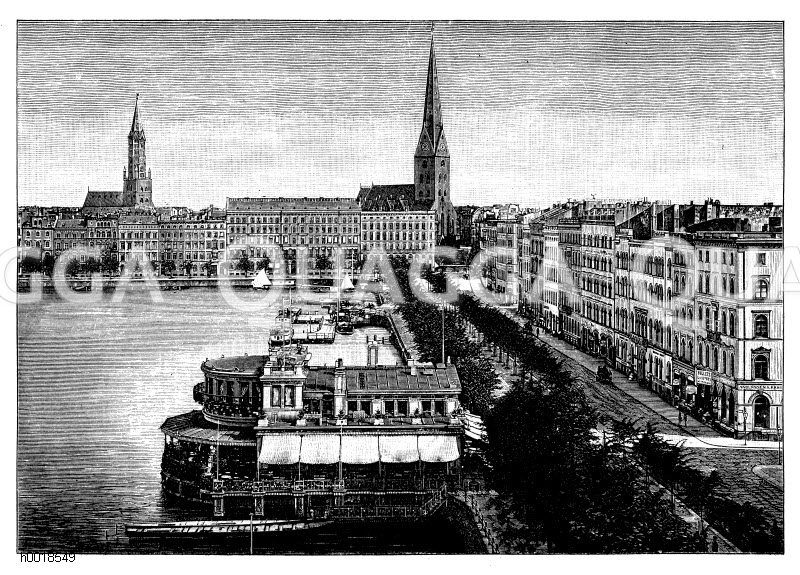 Hamburg: Alsterbassin [Digital]