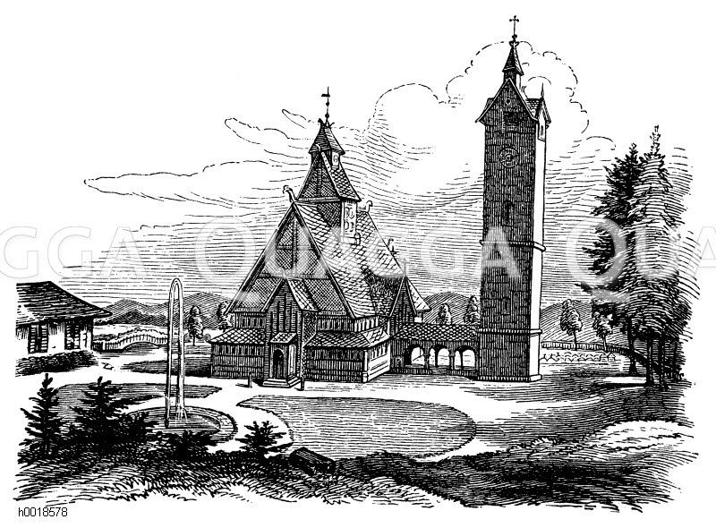 Riesengebirge: Kirche Wang [Digital]