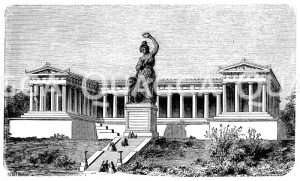 Ruhmeshalle mit der Bavaria bei München [Digital]