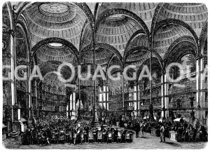 Saal der Nationalbibliothek in Paris [Digital]