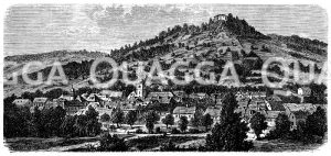 Blankenburg in Thüringen mit dem Greifenstein [Digital]