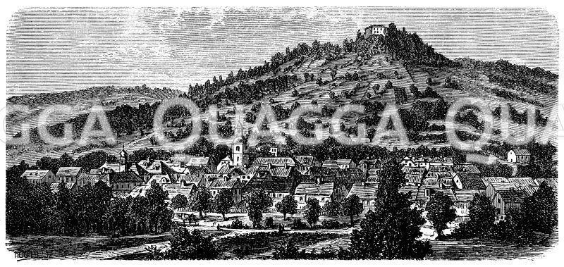 Blankenburg in Thüringen mit dem Greifenstein [Digital]