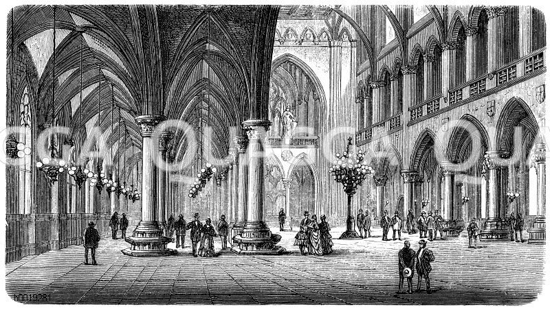 Saal der neuen Börse zu Bremen [Digital]
