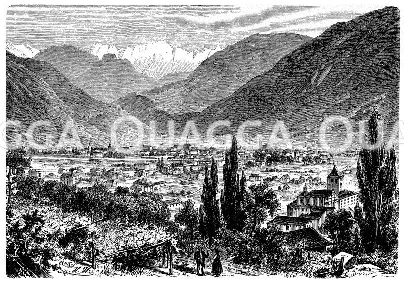 Bozen gegen den Rosengarten [Digital]