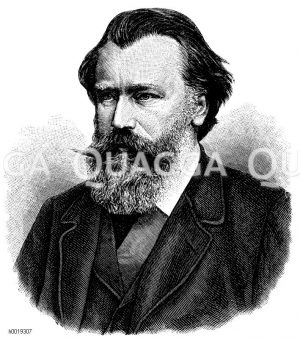 Johannes Brahms (geb. 7. Mai 1833, gest. April 1897), deutscher Komponist, Pianist und Dirigent [Digital]