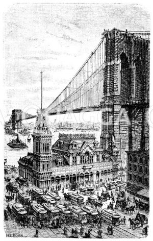 Hängebrücke zwischen Brooklyn und New York [Digital]