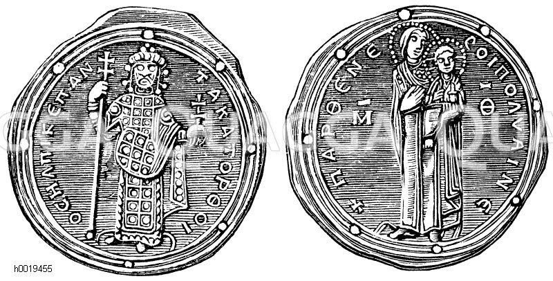 Byzantinische Münzen. Silbermünze (Romanus IV. Diogenes) [Digital]