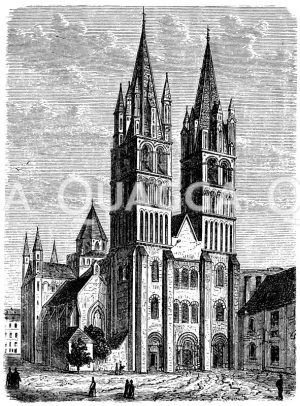St. Stephan zu Caen, Grabstätte Wilhelms des Eroberers [Digital]