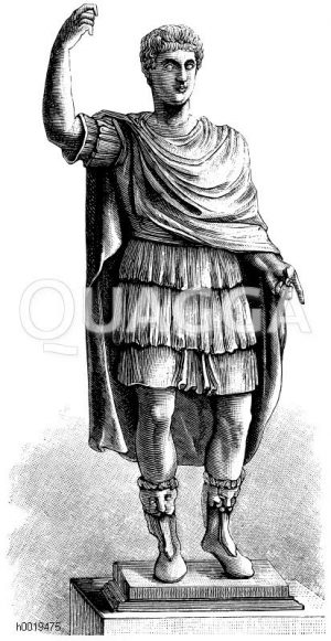 Gajus Caligula (geb. 31. August 12, gest. 24. Januar 41), römischer Kaiser [Digital]
