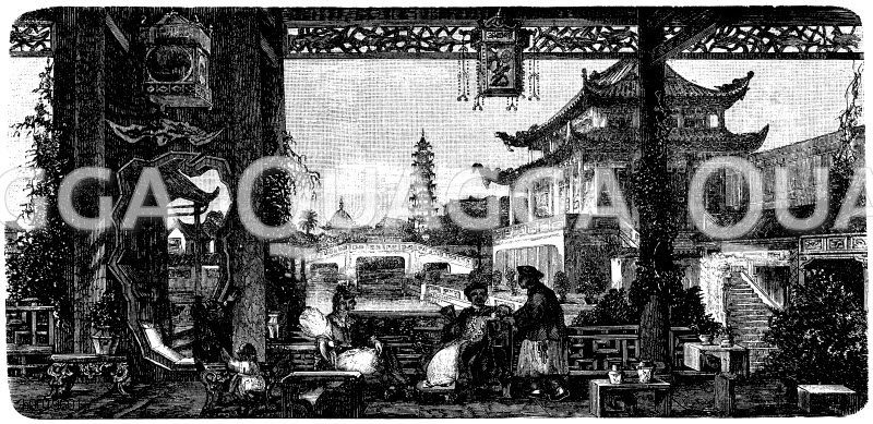 Palast eines reichen Chinesen [Digital]