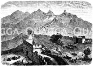 Blick auf die Chinesische Mauer [Digital]
