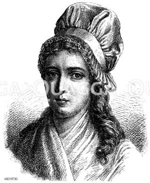 Charlotte Corday (1768 - 1793), französische Adlige, Mörderin von Marat [Digital]