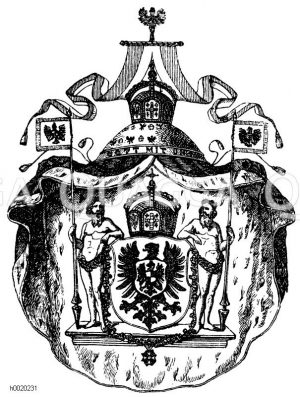 Großes Wappen des deutschen Kaisers. Nach Stillfried [Digital]