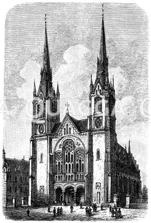 St. Lorenzkirche in Diekirch, Luxemburg [Digital]