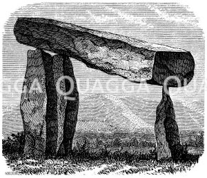 Dolmen bei Castle Wellan in Irland [Digital]