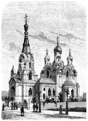 Russische Kirche in Dresden [Digital]