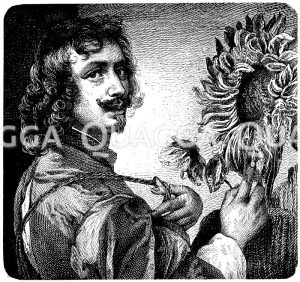 Sir Anthonis van Dyck (1599 - 1641), flämischer Maler, Selbstsporträt [Digital]