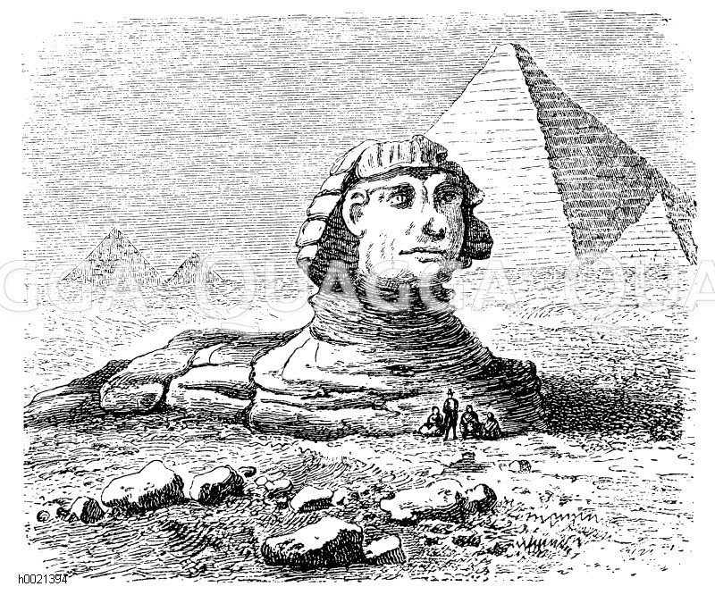 Ägypten: Sphinx [Digital]