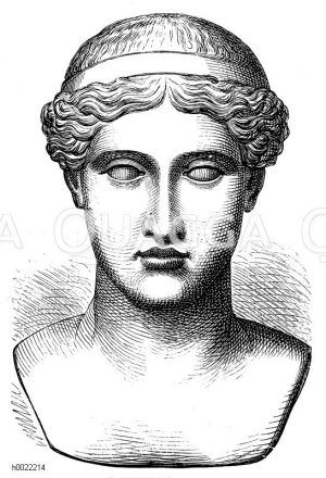 Herakopf. Nach Polykletos. Museum zu Neapel [Digital]