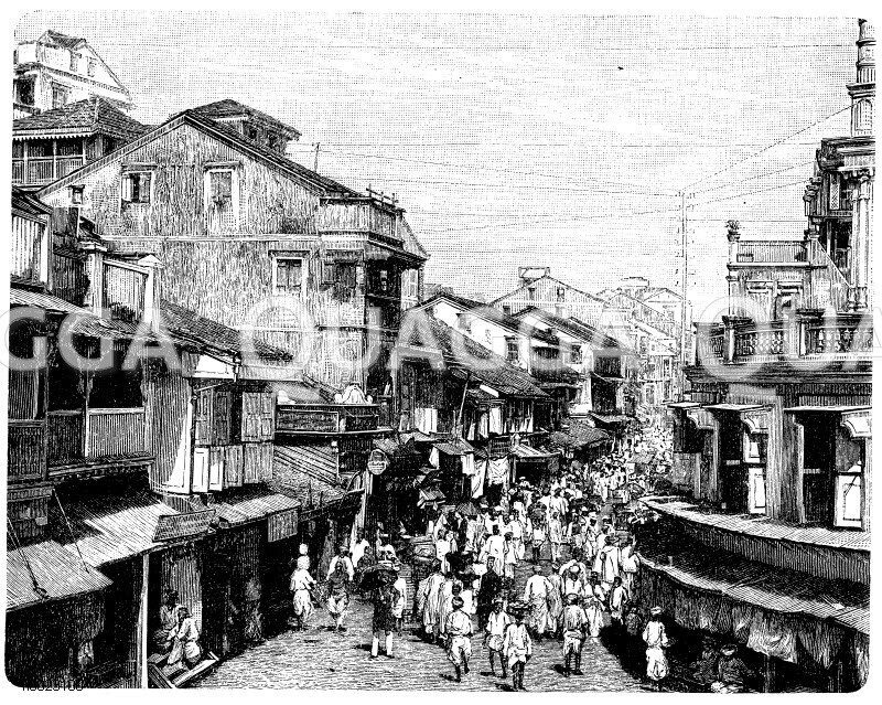 Straße in Bombay [Digital]