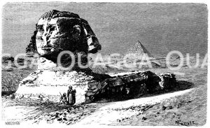 Sphinx bei Gizeh [Digital]