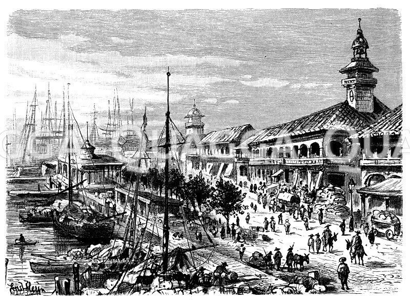 Hafen Guayaquil, Ecuador [Digital]