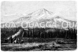 Mount Shasta im Kaskadengebirge [Digital]
