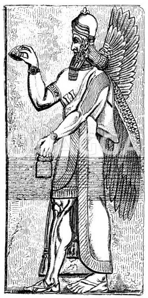 Gottheit aus Nimrud [Digital]