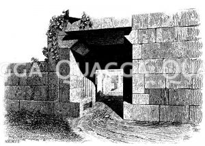 Griechenland: Eingang eines griechischen Hauses in Moudleja [Digital]