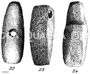 Denkmäler des Eiszeitalters, Steinzeitalters, Steinwerkzeug [Digital]