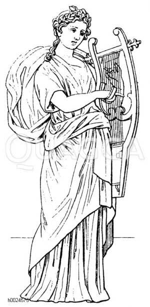 Erato. Gott des klassischen Altertums. [Digital]