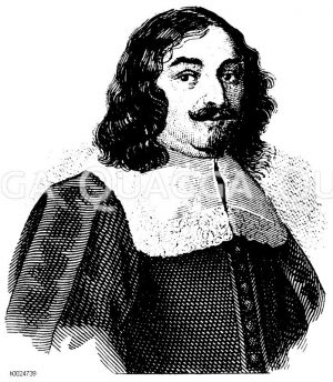 Kragentracht und Haartracht um 1660 [Digital]