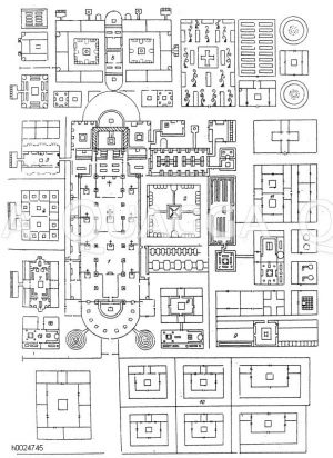 Plan des Klosters St. Gallen (9. Jh.) [Digital]