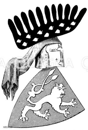 Wappenschild vom 14. Jh. [Digital]