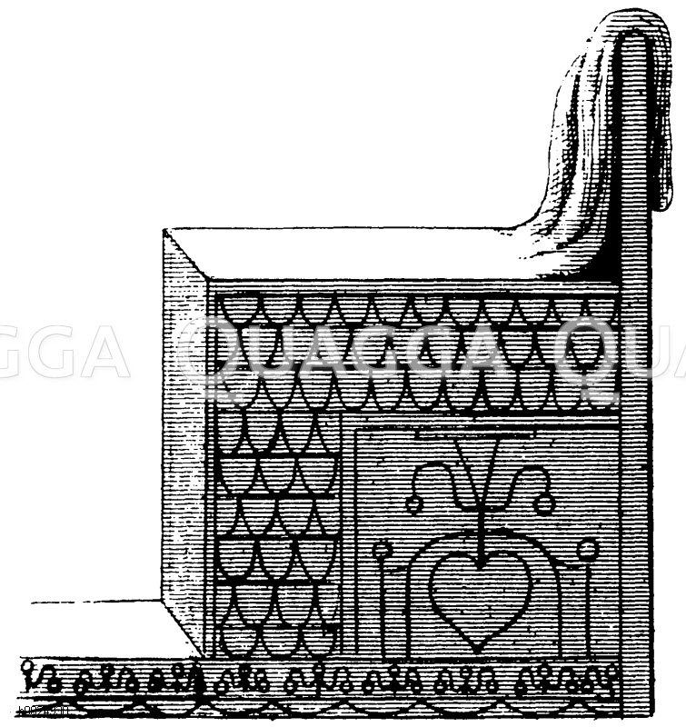 Ägypten. Möbel. - Quagga Illustrations