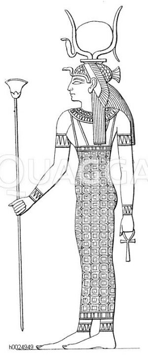 Ägyptischer Gott: Hathor [Digital]