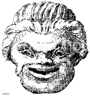 Griechenland: Theatermaske [Digital]