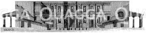 Rom: Restaurierte Ansicht der Szena stabilis zu Herculaneum [Digital]