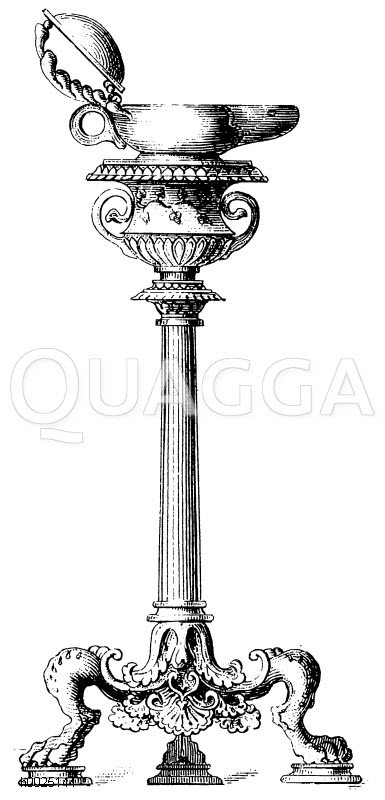 Rom Kandelaber Quagga Illustrations