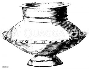 Altitalien und Etrurien, Denkmal der späteren Bronzeperiode und Eisenperiode: Gefäß [Digital]