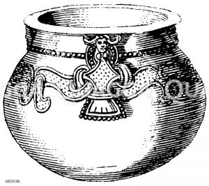 Altitalien und Etrurien, Denkmal der späteren Bronzeperiode und Eisenperiode: Gefäß [Digital]