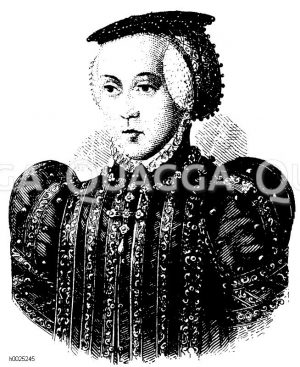 Kleidung und Schmuck: Halskrause und Baret um 1560 [Digital]