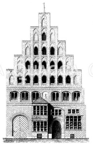 Mittelalterliches Wohnhaus in Hannover [Digital]