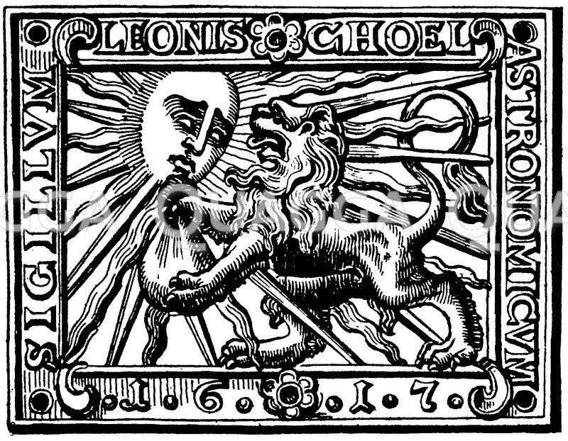 Amulett mit Sonne und Löwe, 1617 [Digital]